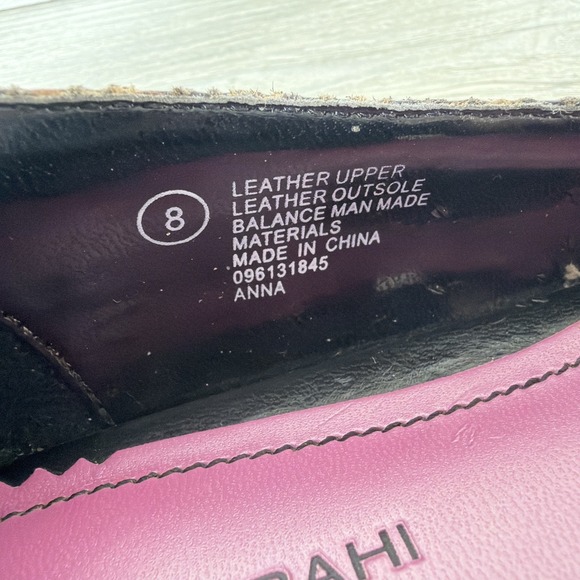 Isaac Mizrahi Snake Print Leather Ballet Flats Shoes Anna Women's US Sz 8 - Picture 5 of 8